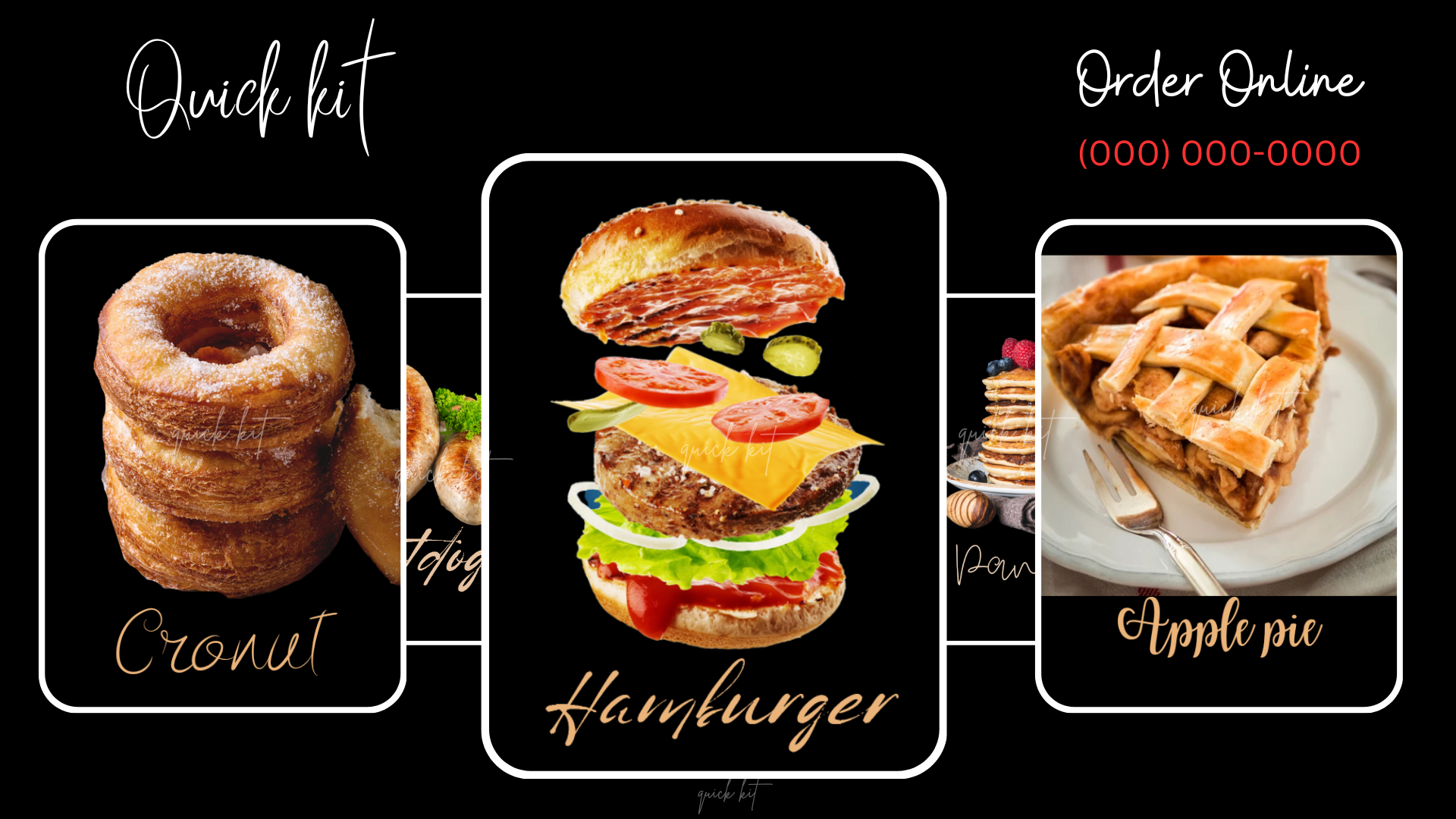 Carousel Restaurant Food Advertisement: Crafting a Custom Video for Effective Business Marketing